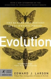 Evolution: The Remarkable History of a Scientific Theory book cover
