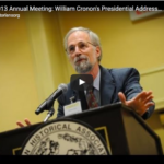 William Cronon Video Image