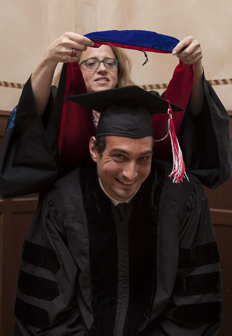 Jennifer Ratner-Rosenhagen hooding Greg Jones-Katz