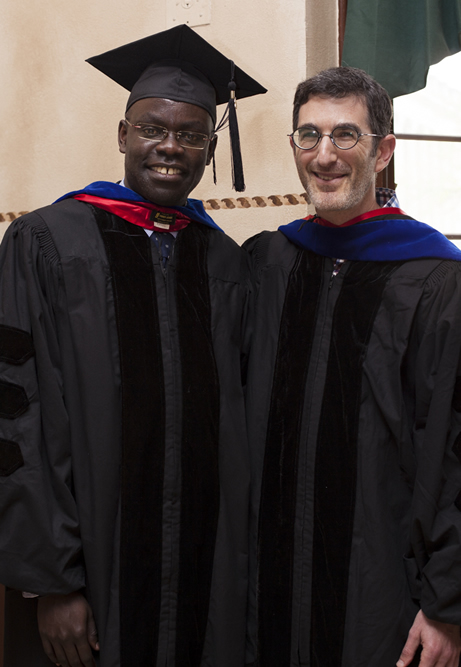 Patrick Otim with Neil Kodesh