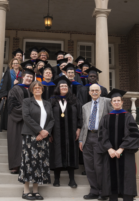 Graduates with advisors