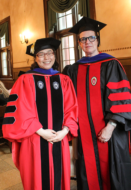 Hye Eun Choi with Prof. Colleen Dunlavy
