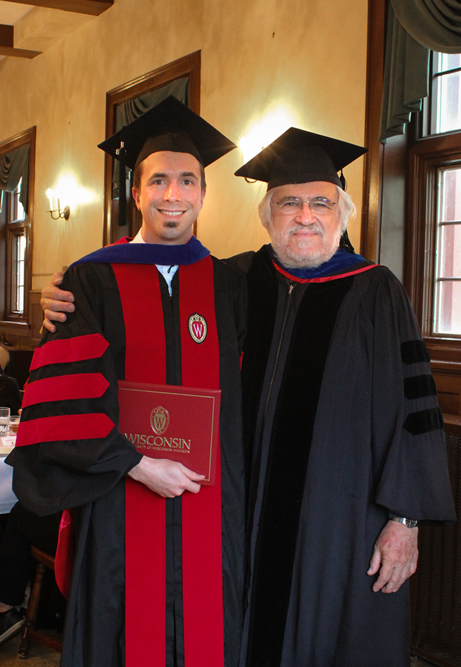 David Fields with Prof. William Reese