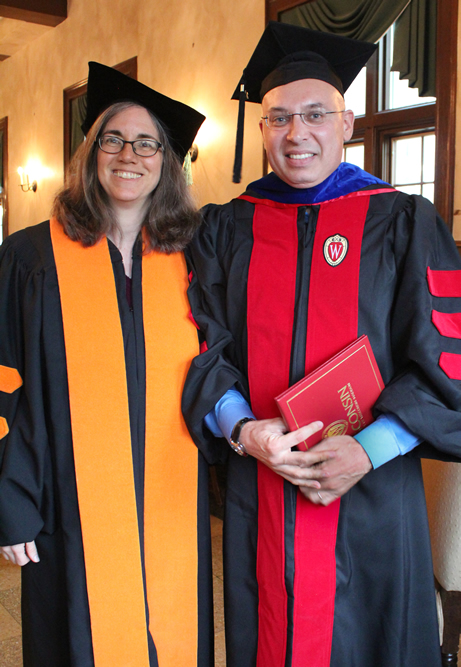 Benjamin Raiklin with Prof. Francine Hirsch