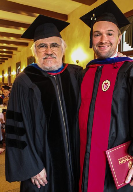 Nicholas Strohl with Prof. William Reese