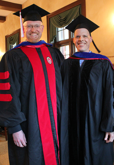 Lane Sunwall with Prof. Daniel Ussishkin