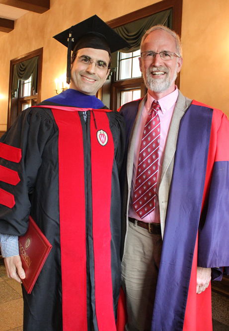 John Suval with Prof. William Cronon