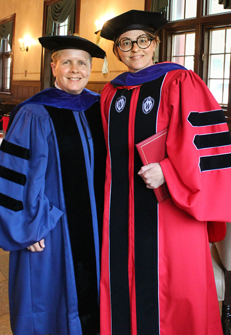 Libby Tronnes with Prof. Susan Johnson
