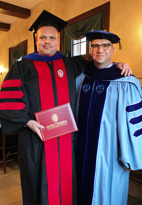 Kevin Walters with Prof. John Hall