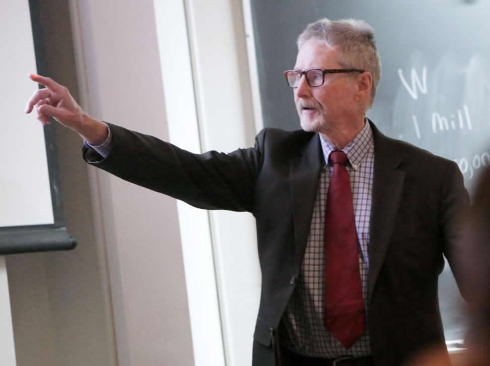 Retiring Faculty Member, John Sharpless, Featured on Front Page of Wisconsin State Journal