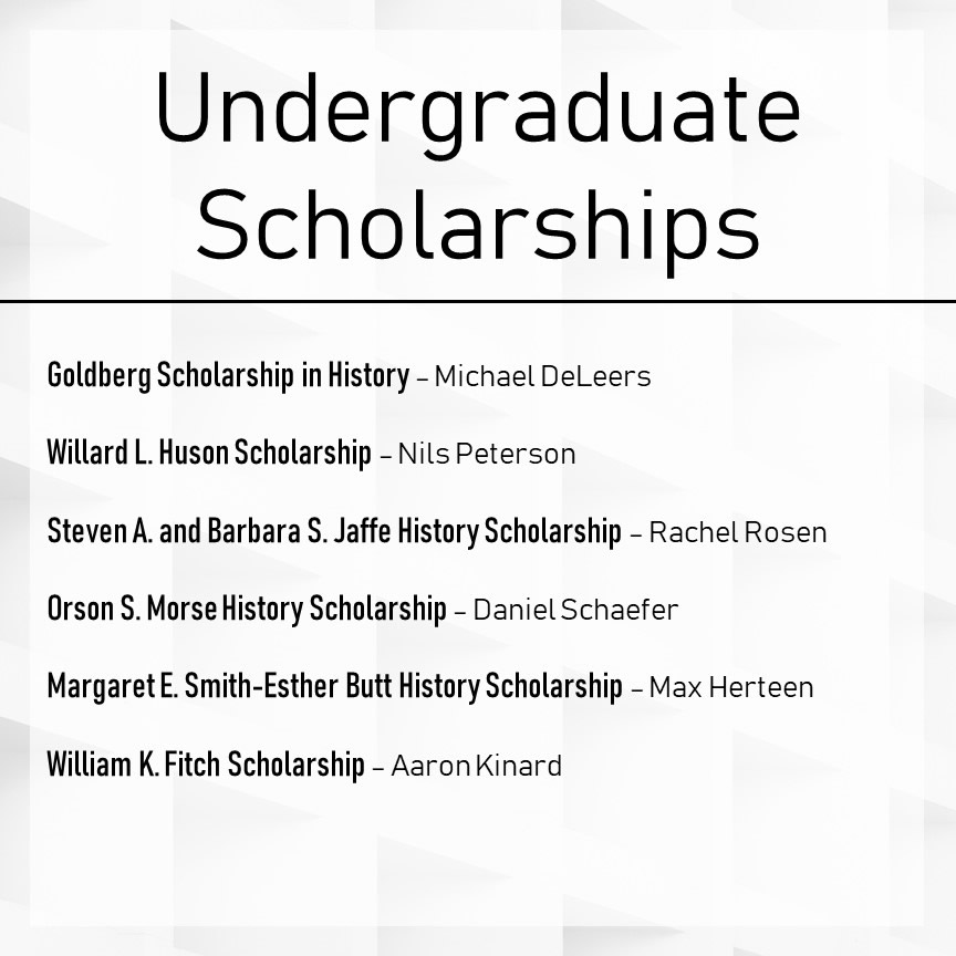 Undergraduate Awards Winners Slide 2