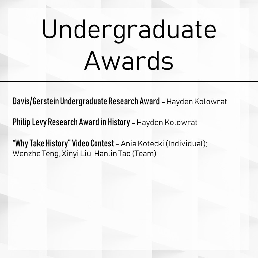 Undergraduate Awards Winners Slide 3