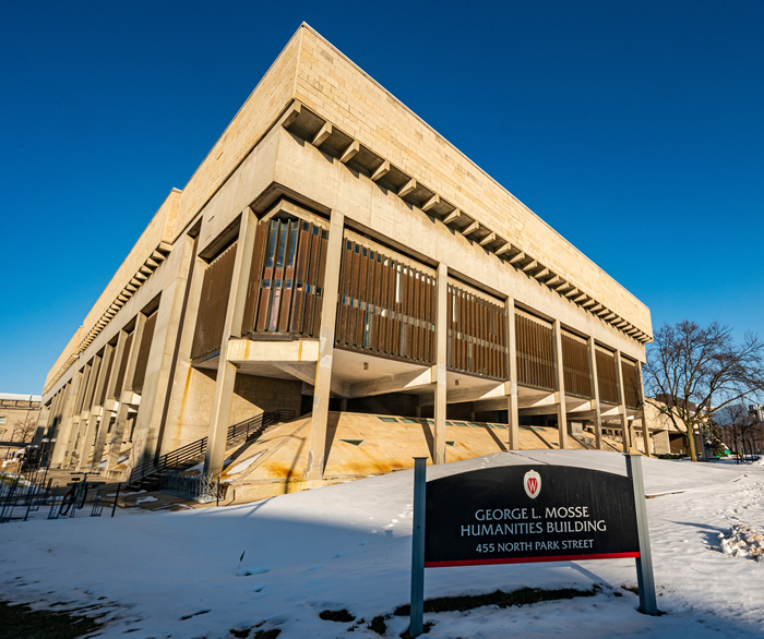 Front view - Mosse Humanities Bldg