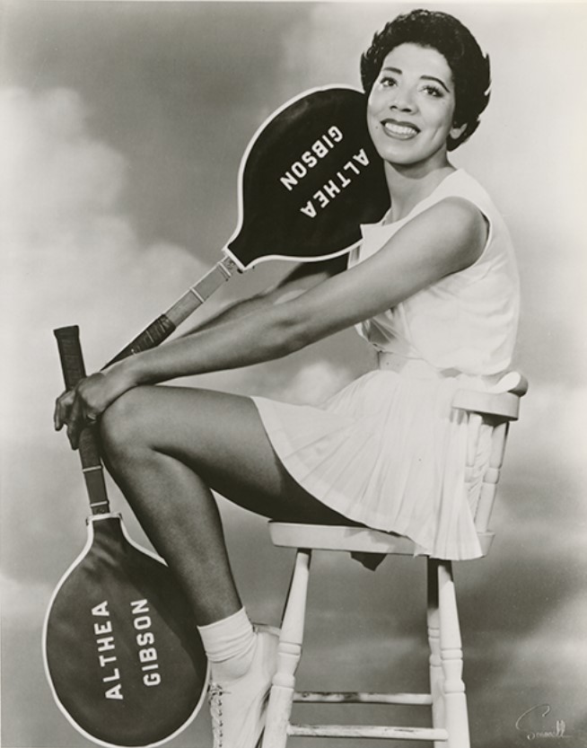 Sixty-five years ago Althea Gibson (above: in 1959) broke the color line at the French Open. (NMAAHC)