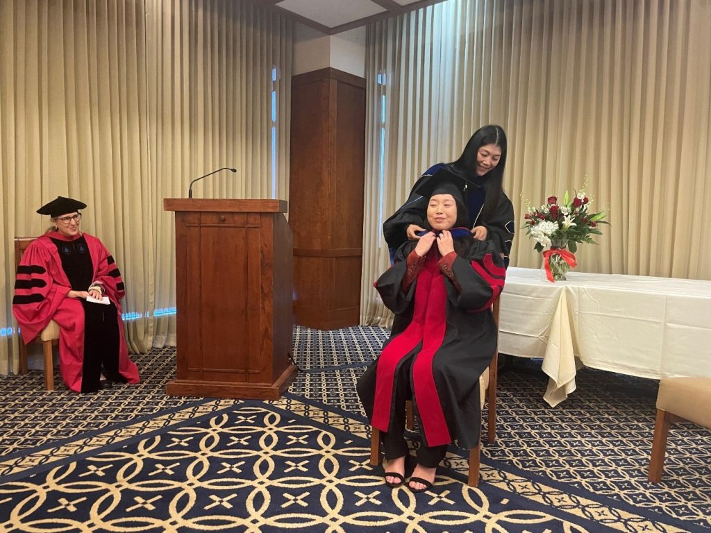 Pictured: Karma Palzom-Pasha, PhD with Professor Cindy I-Fen Cheng