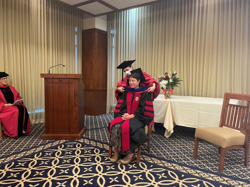 Pictured: Dylan Kaufman-Obstler, PhD with Professor Sunny Yudkoff