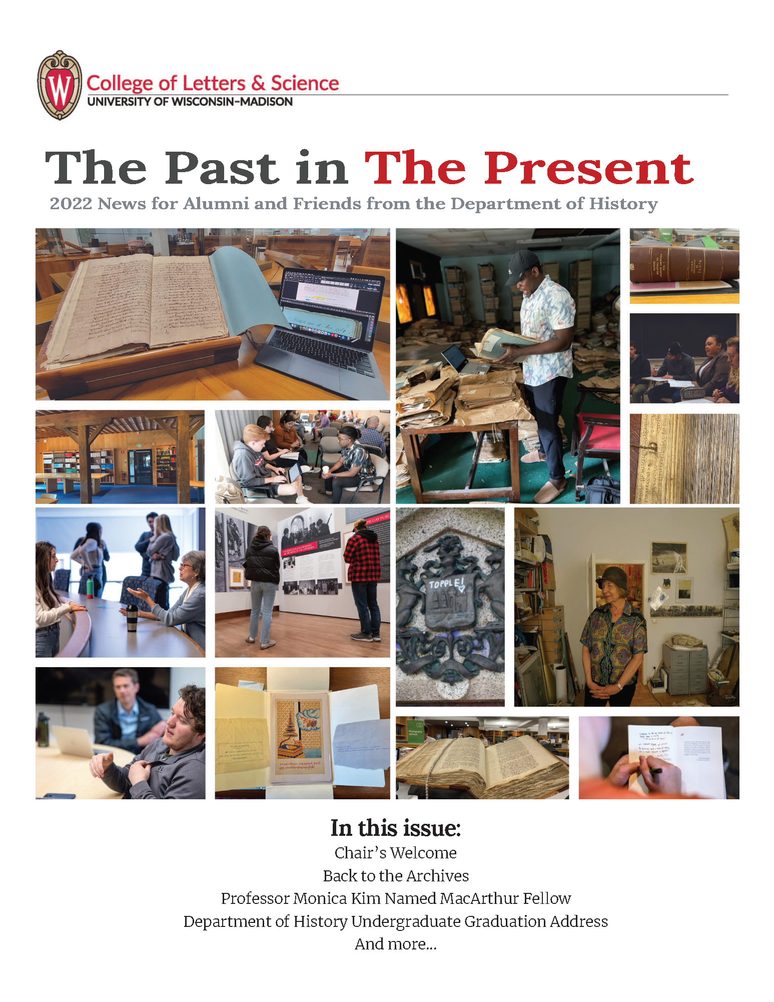 History Newsletter 2022-23 cover image