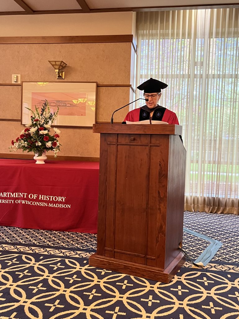 Department of History Chair, Anne Hansen