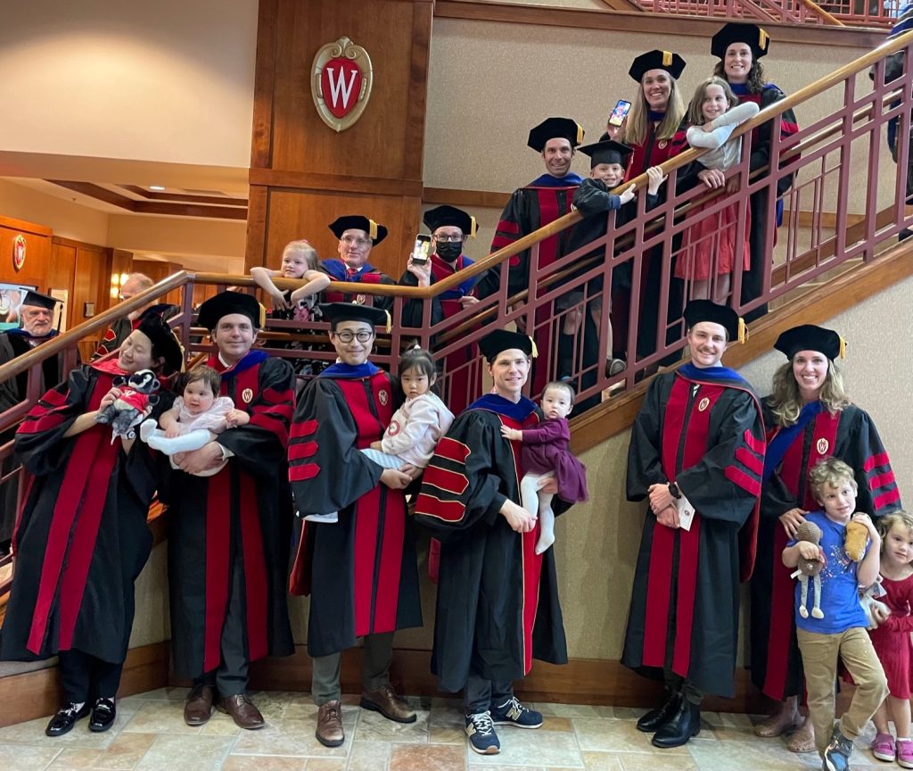 Family traveled from near and far to help celebrate. Sharing in the excitement were the children of our graduates!