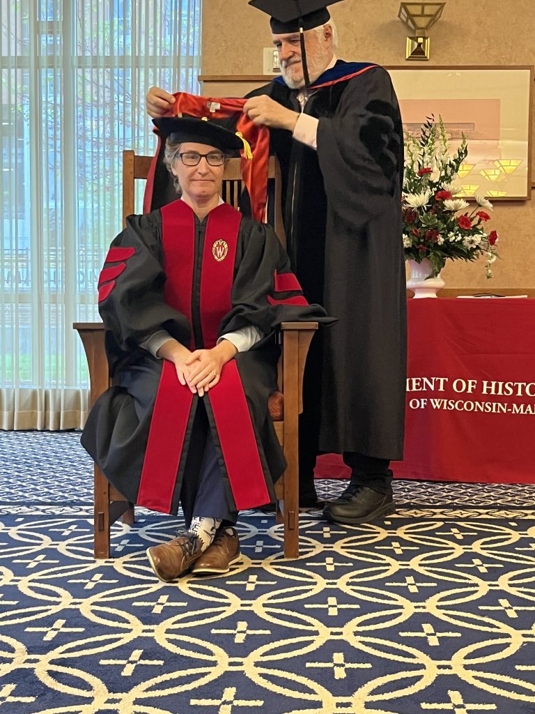 Brianna Lafoon, History PhD, with Prof. William Reese (US/North American History)