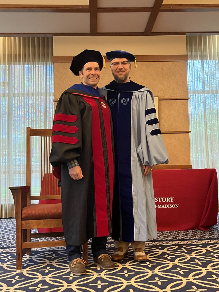 Donald A. Seablom, History PhD, with Prof. John W. Hall (US/North American History)