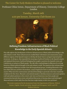 Event Poster: Chloe Ireton - Defining Freedom