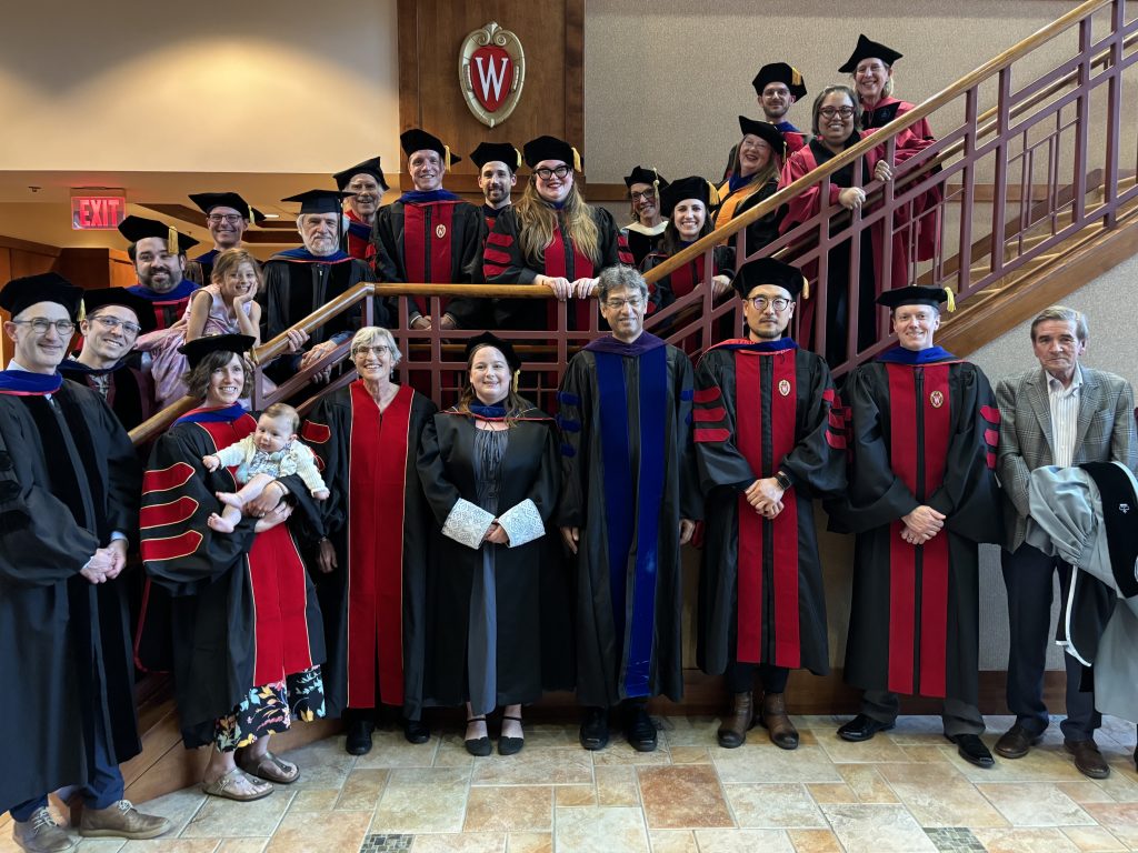 PhD Graduates and Advisors with family