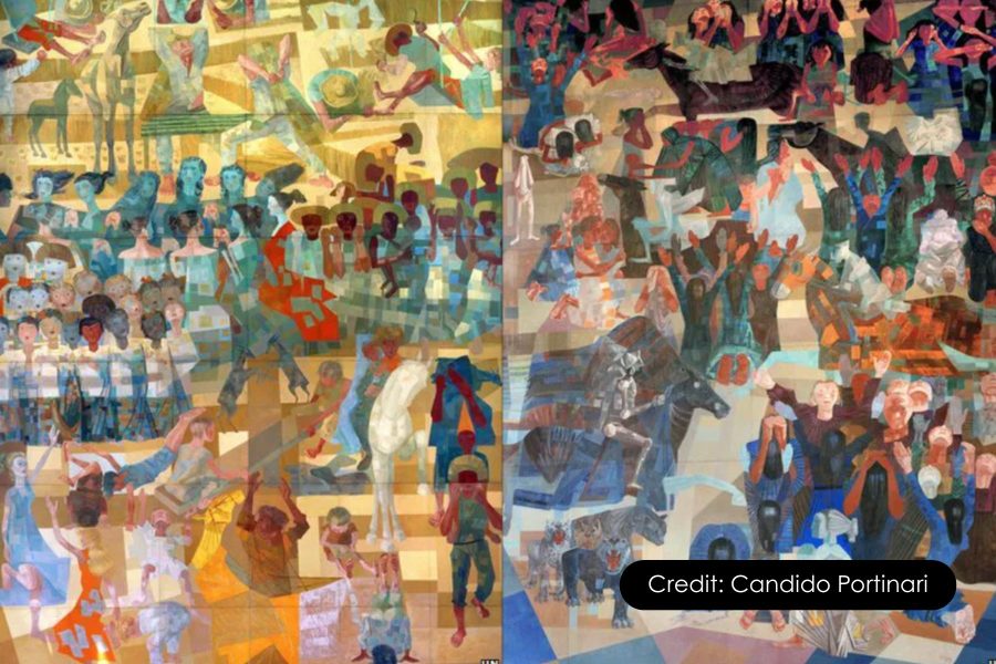 Event graphic: What Good is the National Interest? Rethinking the Roots of Peace, Democracy, and War – Van Jackson (abstract art showing humans, horses, warfare, credit Candido Portinari)